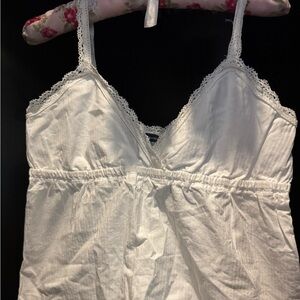 NWT Brandy Melville white blouse tank